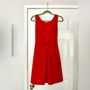 Kate Spade Red Cocktail Dress with Front Bow
